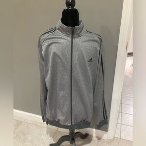 Adidas Men’s Gray Track Jacket XL New